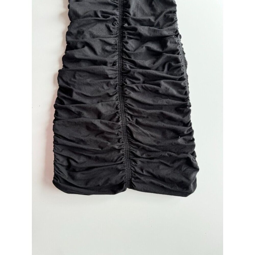 Aritzia WILFRED FREE Tiny Ruched Jersey Bodycon Mini Tank Dress, Size S - Picture 7 of 16